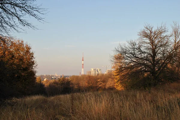 Budynki Wieża Radiowa Kijowie — Zdjęcie stockowe