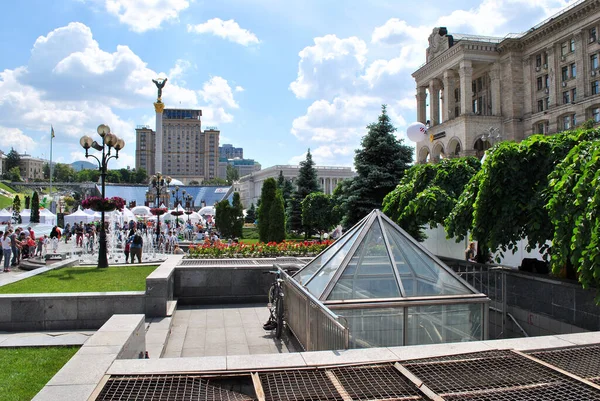 Strutture Ventilazione Nel Centro Kiev — Foto Stock