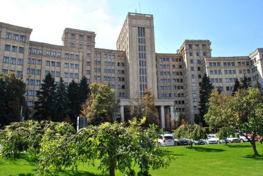 University building in Kharkiv, Ukraine