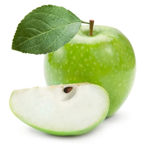 Grüner Apfel — Stockfoto