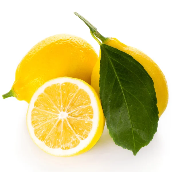 Zitronen isoliert — Stockfoto