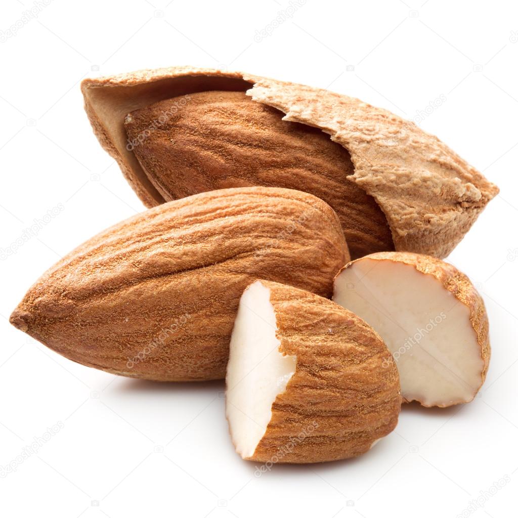 tasty almonds nuts 