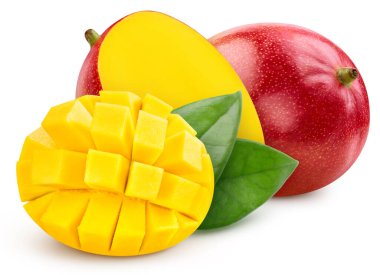 Beyaz arka plan üzerinde izole mango