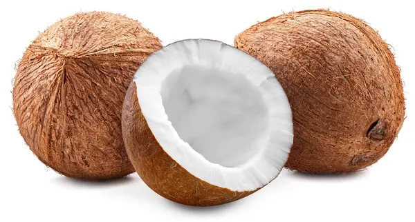 Coco aislado sobre fondo blanco —  Fotos de Stock