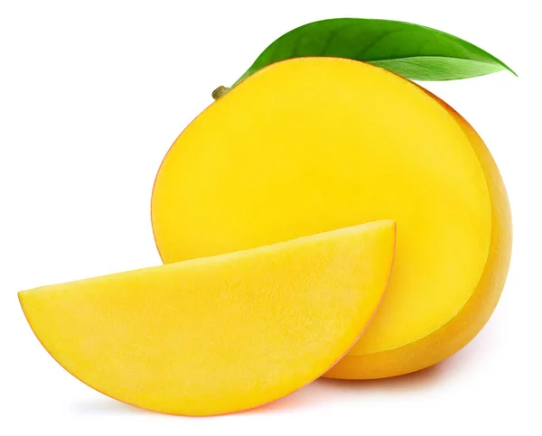 Mango isolerat på den vita bakgrunden — Stockfoto
