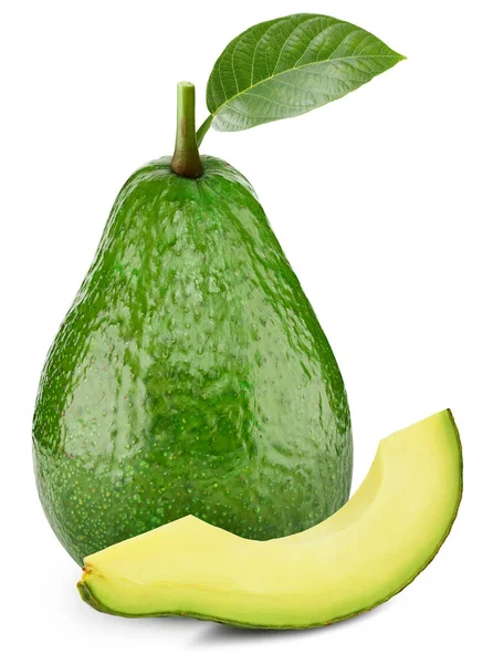 Avocado isolated on white background — Stock Photo, Image