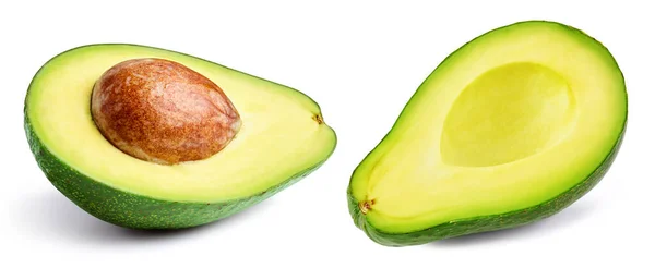 Avocado geïsoleerd op witte achtergrond — Stockfoto