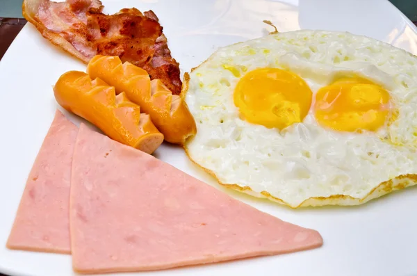 Americká snídaně — Stock fotografie