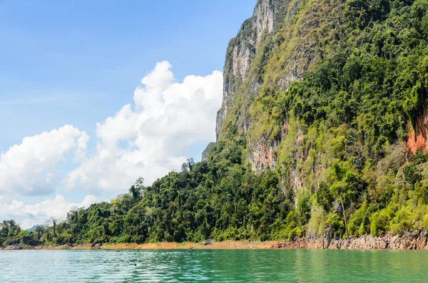 Lush high limestone mountains. — Stock Photo, Image