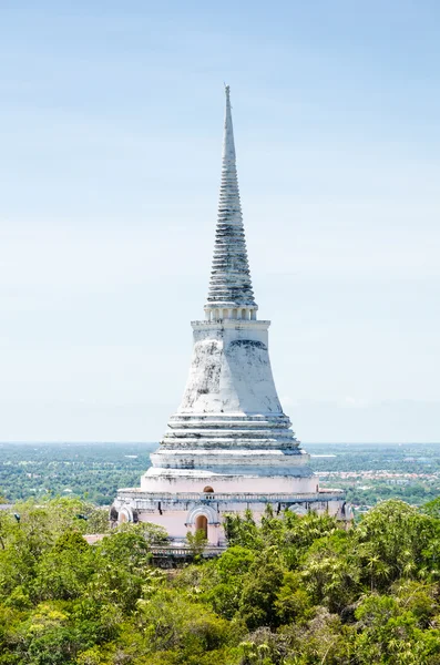 Pagoda na szczyt świątyni phra nakhon khiri — Zdjęcie stockowe