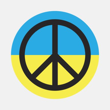 Pacifism and peace symbol. 