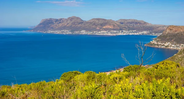 Paesaggio Costiero Montagna Con Flora Fynbos Città Del Capo Sud — Foto Stock