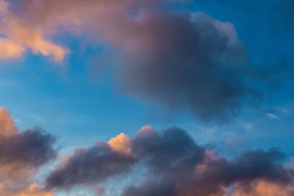 Cumulus Stratus Clouds Dramatic Sunset Sky Cape Town South Africa — Foto Stock