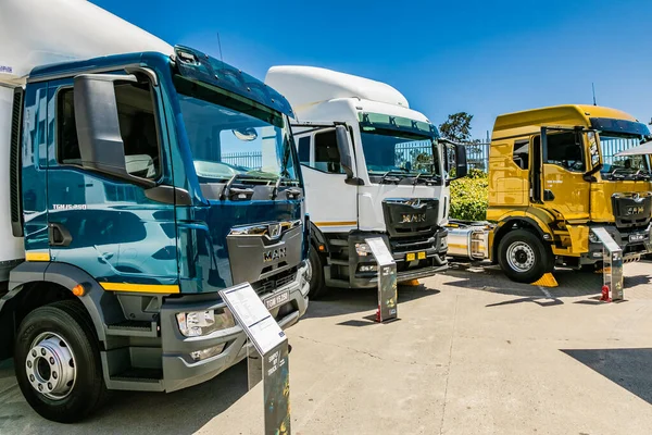 Cape Town Afrique Sud Février 2022 Vue Face Man Trucks — Photo