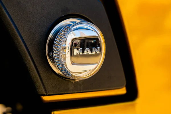 Cape Town South Africa February 2022 Close Man Truck Brand — Stock Photo, Image