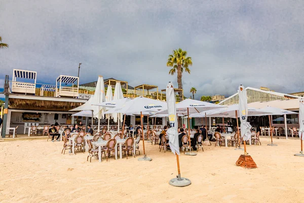 Кейптаун Південно Африканська Республіка Травня 2022 Велика Африка Кафе Пляжний — стокове фото