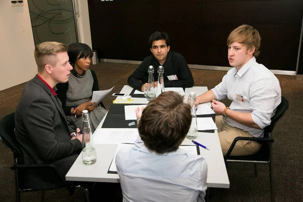 Johannesburg South Africa June 2015 College Students Attending Business Workshop — Stock Photo, Image