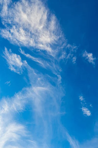 Cirrus Stratus Clouds Dramatic Blue Sky Cape Town South Africa — Stock Photo, Image