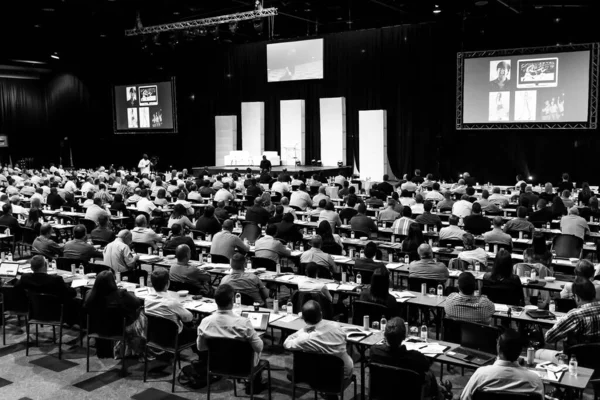 Joanesburgo África Sul Outubro 2014 Delegados Que Participam Uma Convenção — Fotografia de Stock