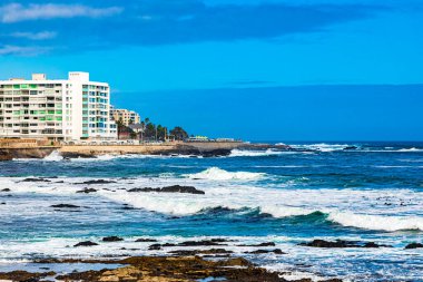Cape Town Güney Afrika 'nın Atlantik kıyısındaki Sea Point gezinti alanı