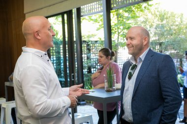 Cape Town, South Africa - February 4, 2020: Delegates networking at corporate conference event