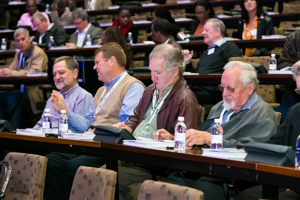 Johannesburg South Africa May 2014 Delegates Attending Agm Meeting Auditorium — Stockfoto