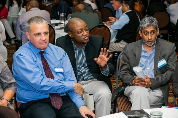 Johannesburg South Africa November 2013 Diverse Delegates Attending Networking Leadership — Stockfoto