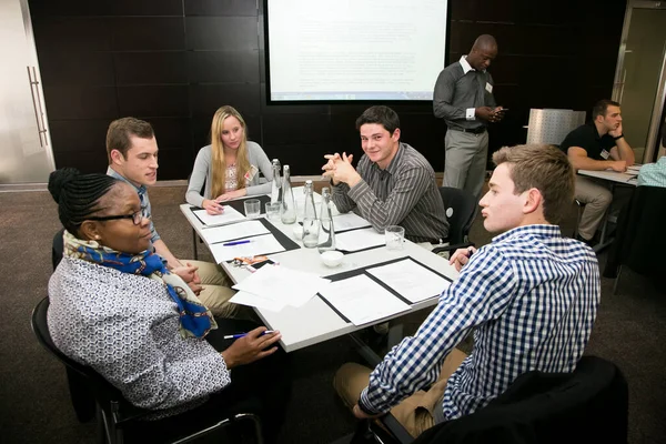 Johannesburg South Africa June 2015 College Students Attending Business Workshop — Stock Photo, Image