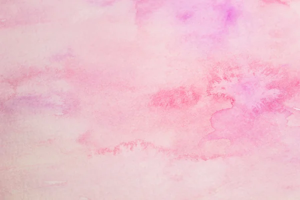 Trait de pinceau aquarelle rose abstrait — Photo