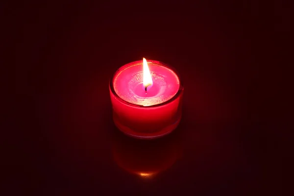 Red candle — Stock Photo, Image