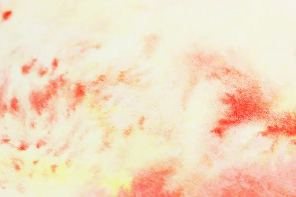 柔らかい赤と黄色の水彩画のスポット — ストック写真