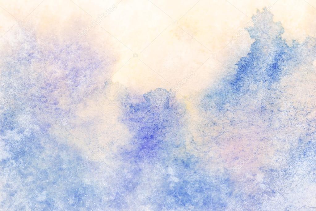 soft blue watercolor strokes