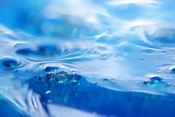 Blue swirls and splashes — Stock Photo, Image