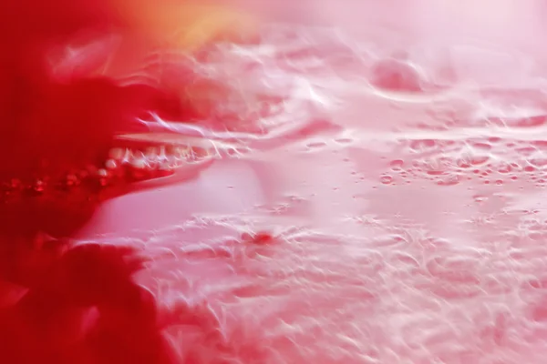 Bizarre weiche rote Wellen — Stockfoto