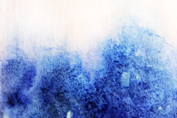 Aquarelle bleu profond — Photo