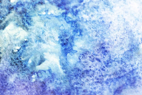 Textura aquarela azul — Fotografia de Stock