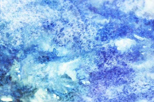 Niebieski i biały akwarela tekstury — Zdjęcie stockowe