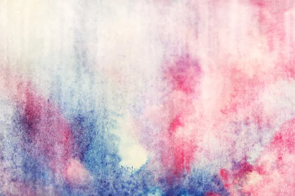 Белый, синий и розовый акварели текстуры — стоковое фото