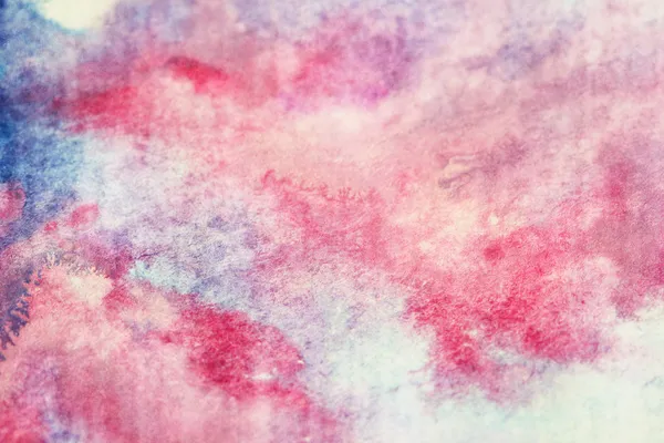 Textura aquarela azul e rosa — Fotografia de Stock