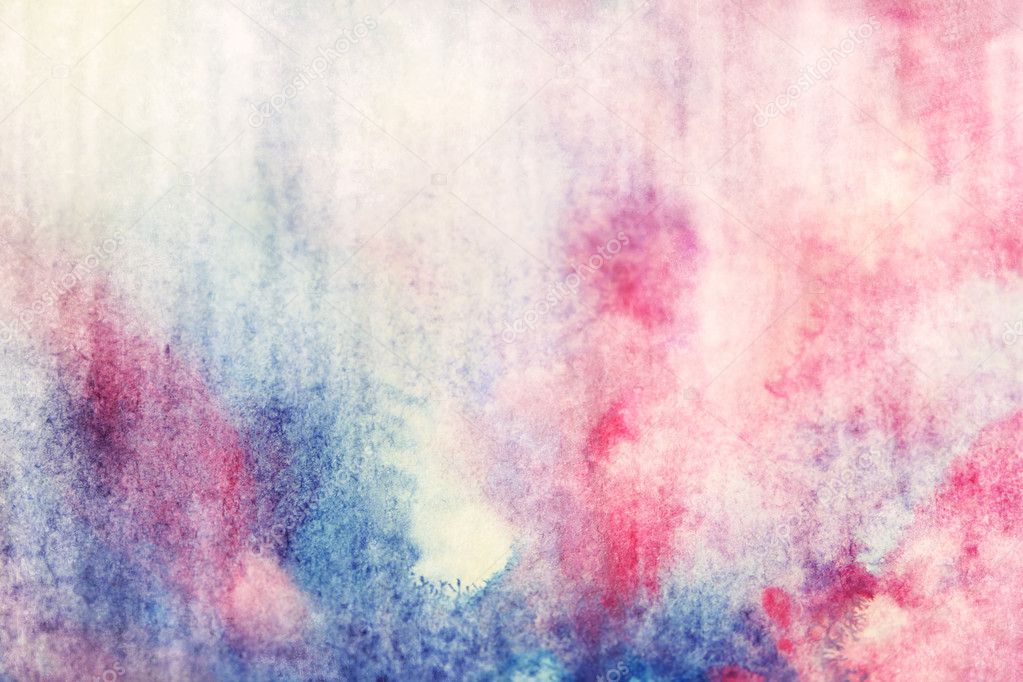 white, blue and pink watercolor texture