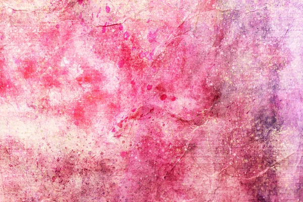 Bagunçado riscado fundo aquarela rosa — Fotografia de Stock