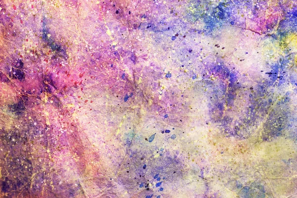 Soft purple and blue watercolor splatter — Stock Photo, Image