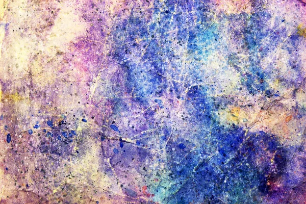 Purple and blue grunge watercolor canvas. art background — Stock Photo, Image