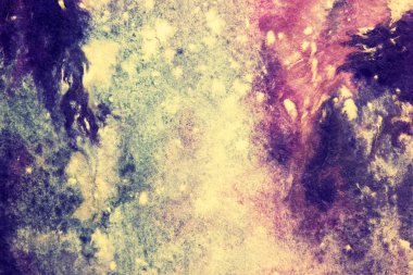 derin mavi ve mor suluboya arka plan beyaz sıçramak ile