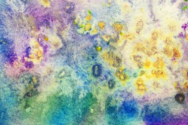 güzel suluboya arka plan ile renkli sıçramak