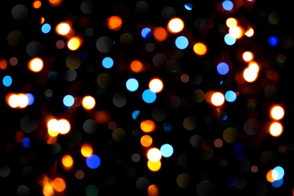 Sparkling blue and yellow greeting fireworks — Stock Photo, Image