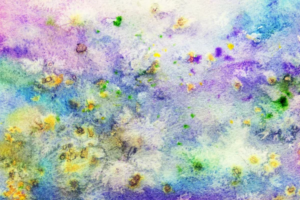 Watercolor background with colorful smudges — Stock Photo, Image