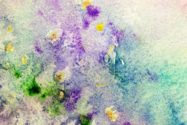 Watercolor background with colorful spots — Stock Photo, Image