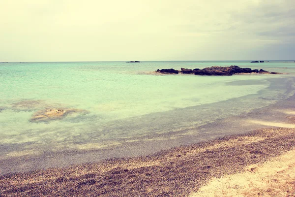 Muhteşem plaj, Crete, Yunanistan — Stok fotoğraf