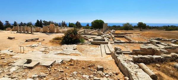 Escavações Templo Antigo Chipre — Fotografia de Stock